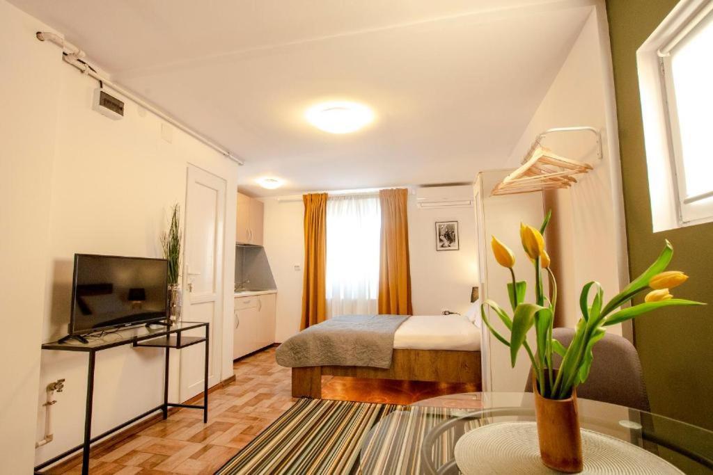Color Apartments Old Town Center Bukares Bagian luar foto